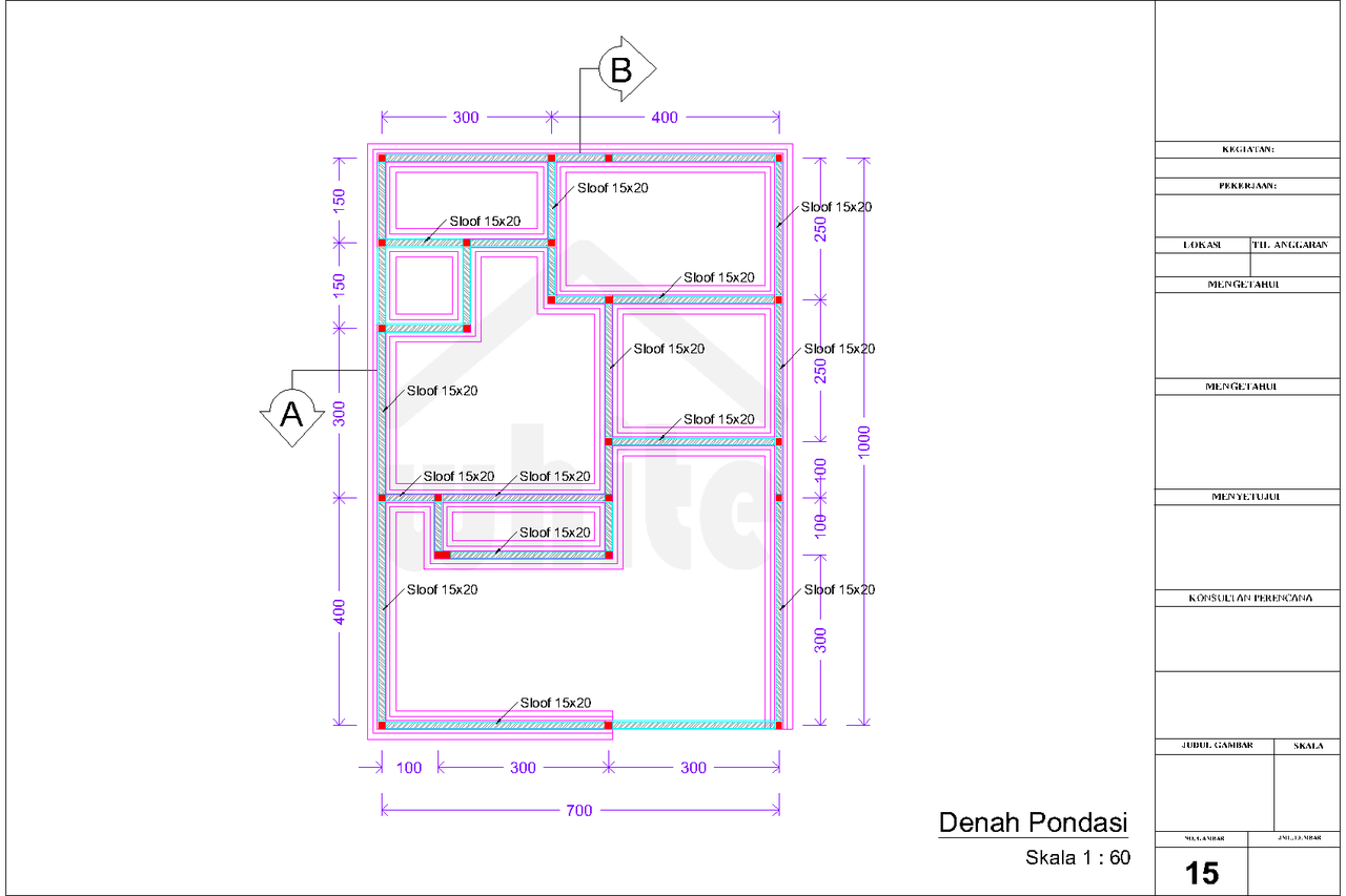 Gambar Kerja Rumah Type 36 [Indo Kontraktor Desain]