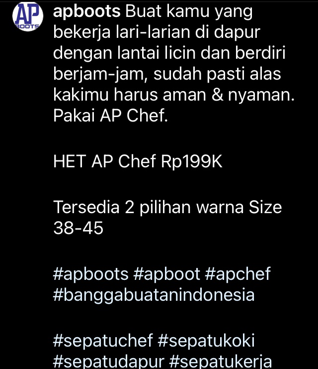 iklan sepatu yg bikin salah paham