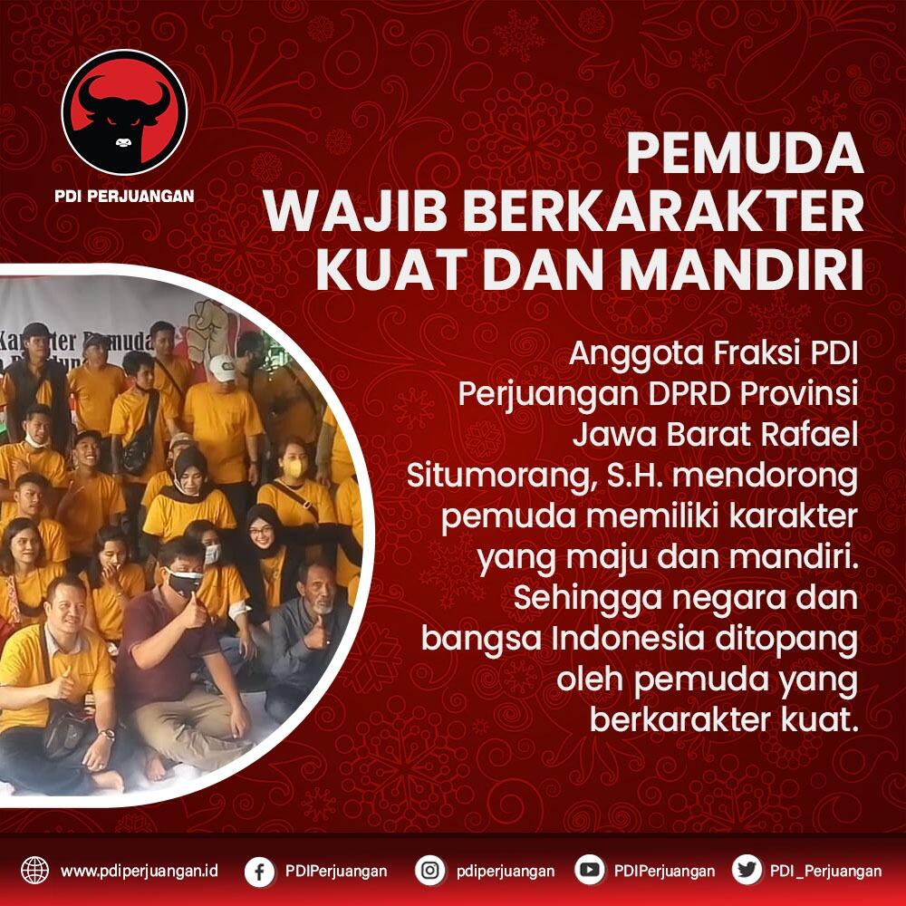 Pemuda Wajib Berkarakter Kuat & Mandiri