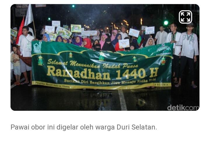 Mengenang Pawai Obor Yang Telah Lewat 