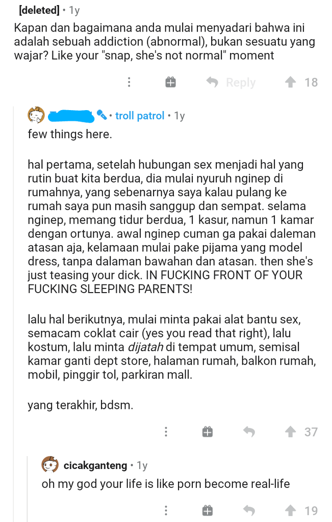 [AMA Reddit] Share Suka-duka Pengalaman Punya Pacar Hiperseks