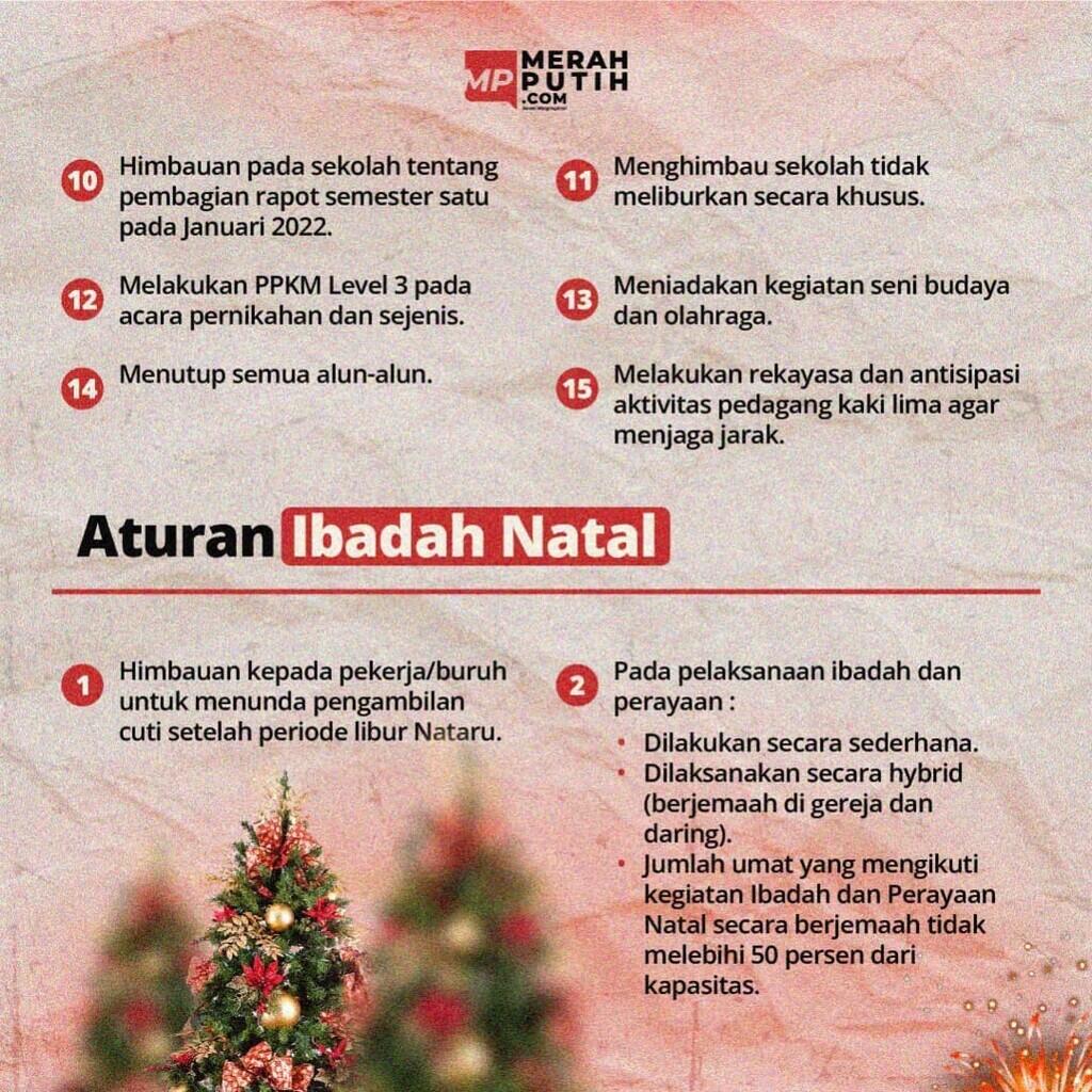 Terapkan PPKM Level 3 saat Libur Nataru, Pemerintah Diminta Konsisten