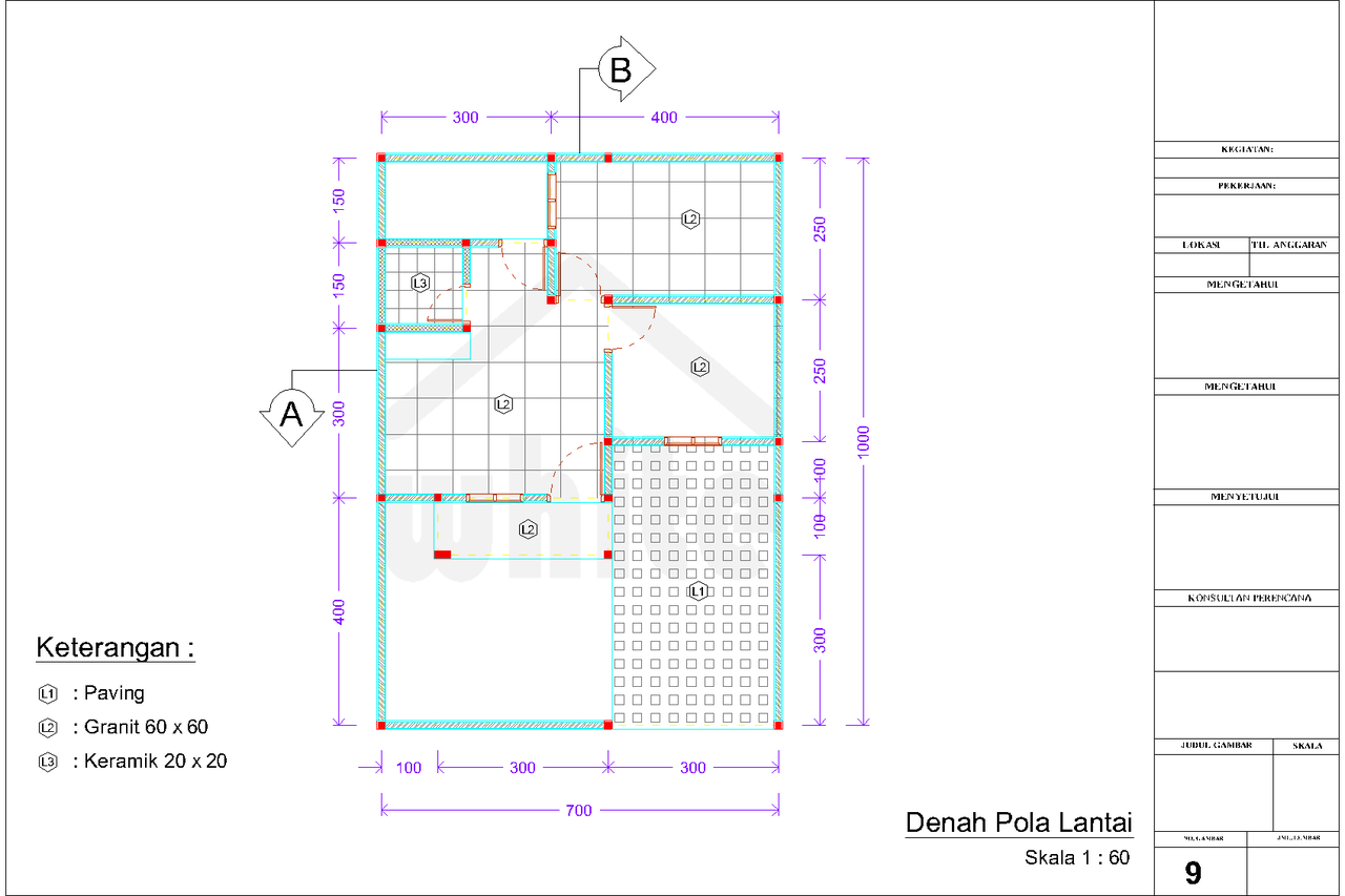 Gambar Kerja Rumah Type 36 [Indo Kontraktor Desain]
