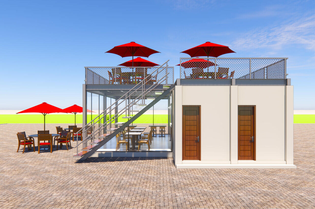 Jasa Desain & Bangun Caffe Roof Top [Indo Kontraktor Desain]