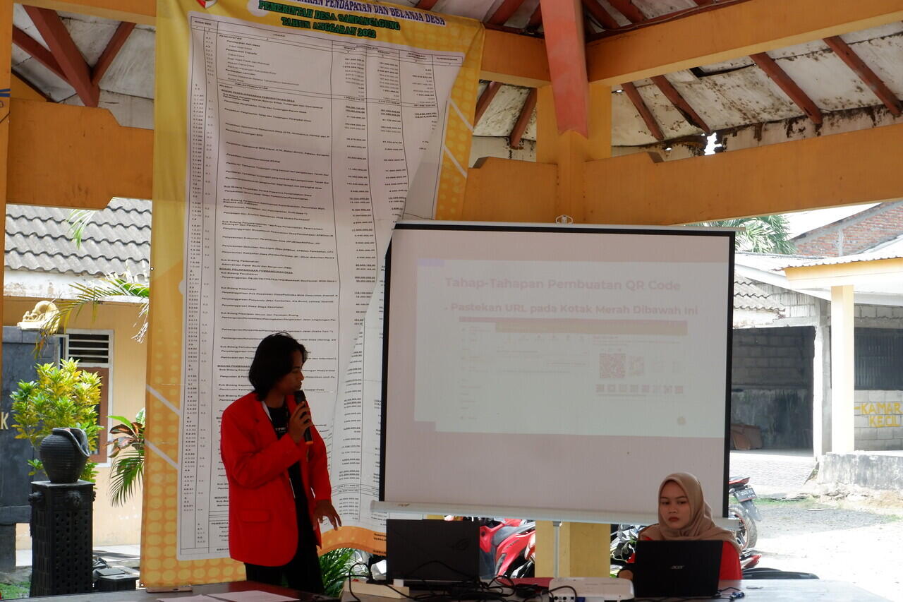 Program Pelatihan: Pembuatan QR Code Sebagai Sumber Informasi 