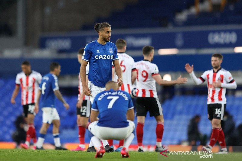 Mimpi Eropa Everton meredup selepas dipecundangi regu juru kunci
