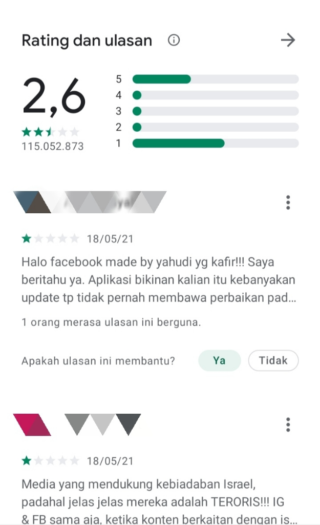 Gawat! Facebook Terancam Didepak dari Playstore!
