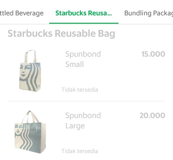 Reusable Bag St4rbuck Murmer, Cuman IDR 7k Doank