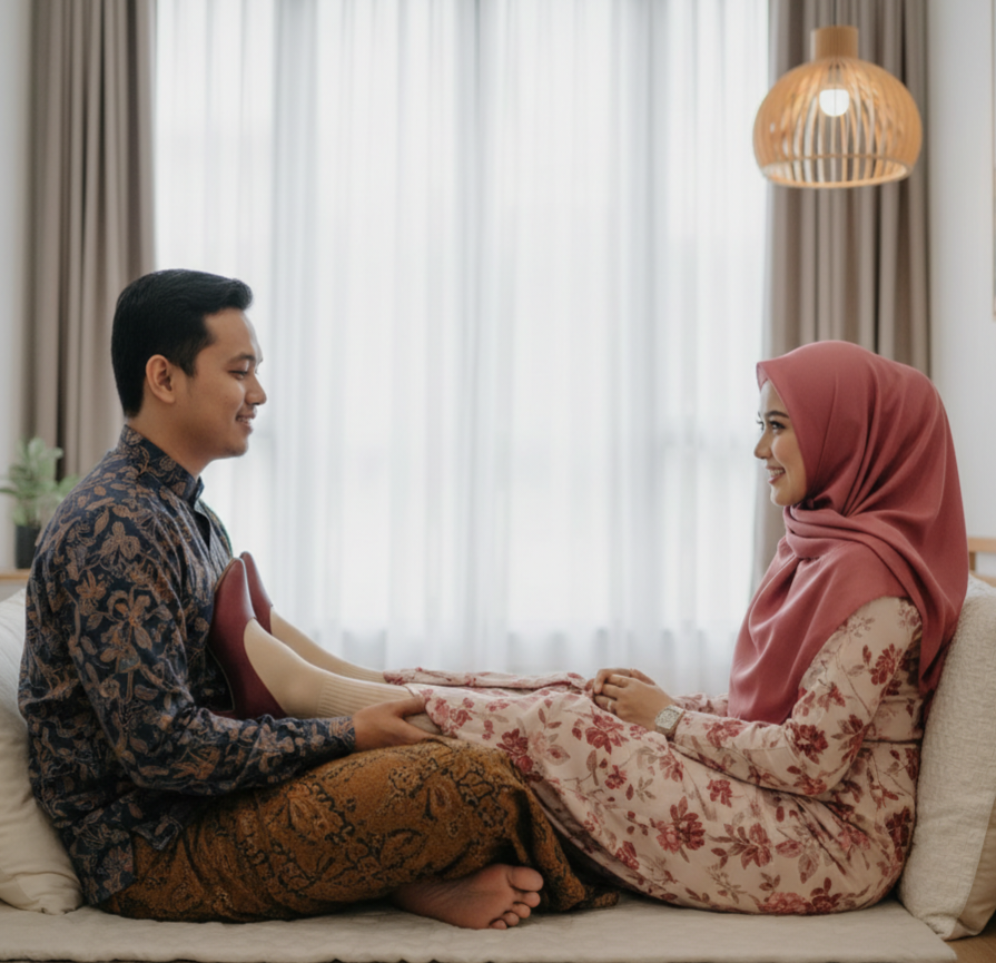 3 Manfaat Istri Dipangku Oleh Suami 