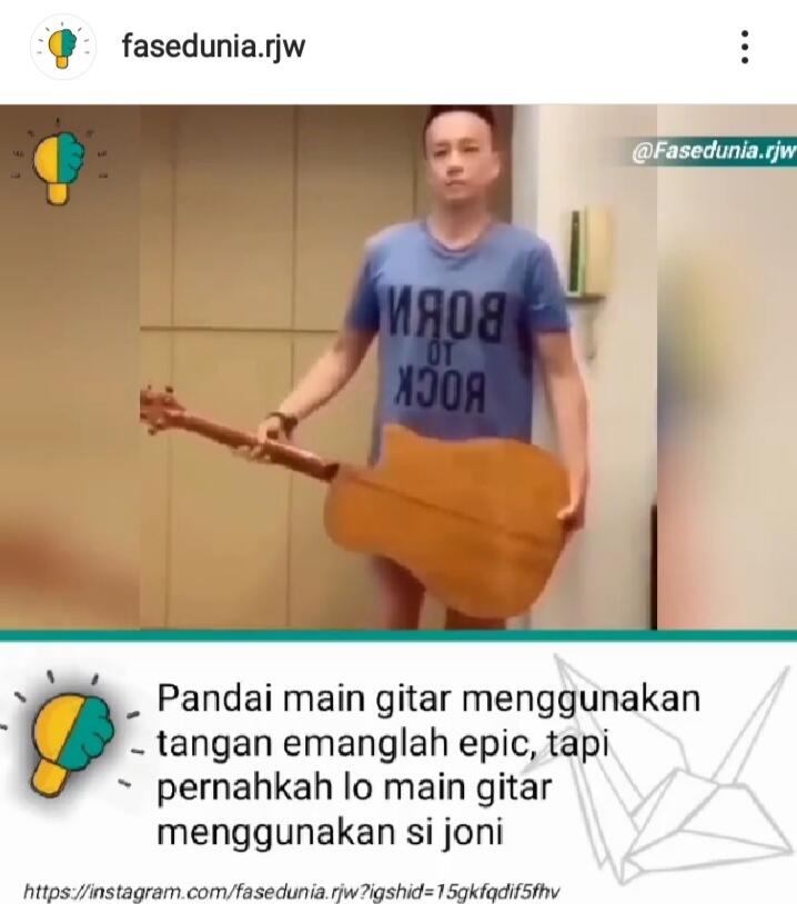 Pria Ini Memainkan Gitarnya Dengan Si Joni Kecil Real or Fake Yak?