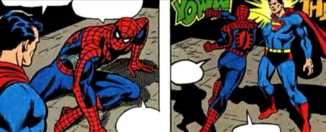 Ternyata, Spider-Man Pernah Melawan Superman Dalam Sebuah Komik Crossover?
