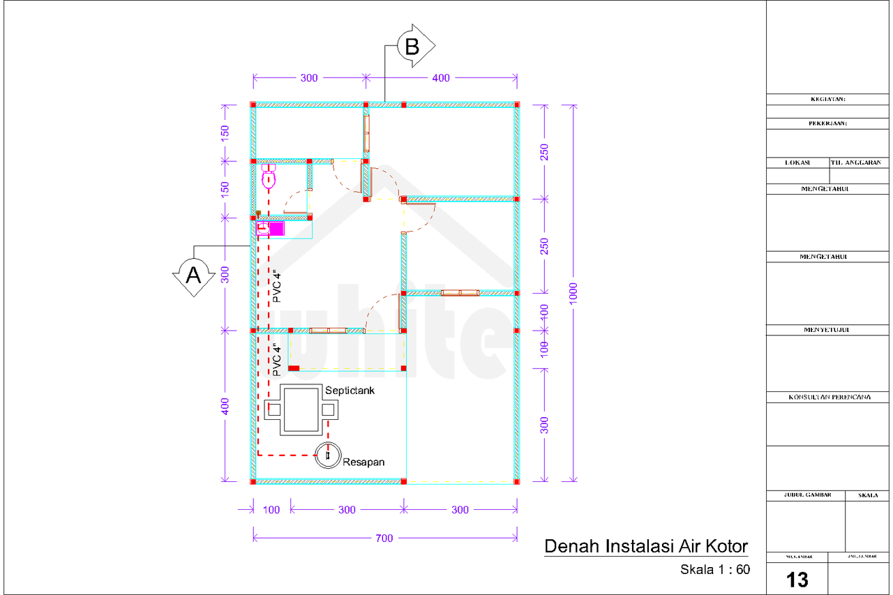 Gambar Kerja Rumah Type 36 [Indo Kontraktor Desain]