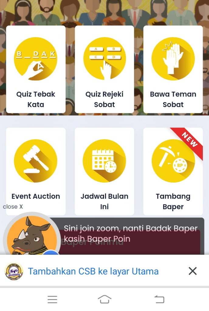  Ke Club Sobat Badak Yuk! Main Dan Dapatkan Cuannya 