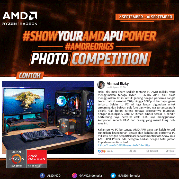 Agan User Procie AMD APU? Wajib Banget Ikutan Kontes Ini!