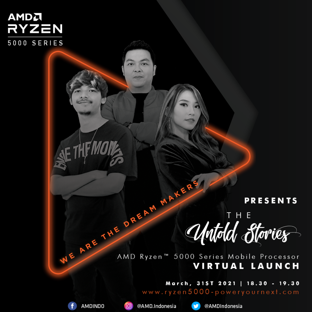 Ikut Launching AMD Ryzen 5000 Series Mobile Processors Yuk Gan!