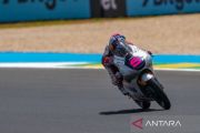 Veda Ega amankan tiket Q2 Moto3 Ceko setelah O'Shea didiskualifikasi