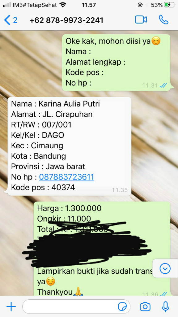 PENIPU ONLINE SHOP! HATI HATI GAN!!!