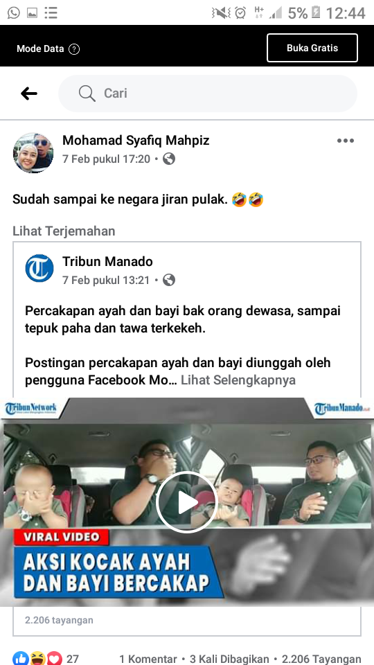 Ngakak! Percakapan Antara Ayah Dan Anak Ini Viral.