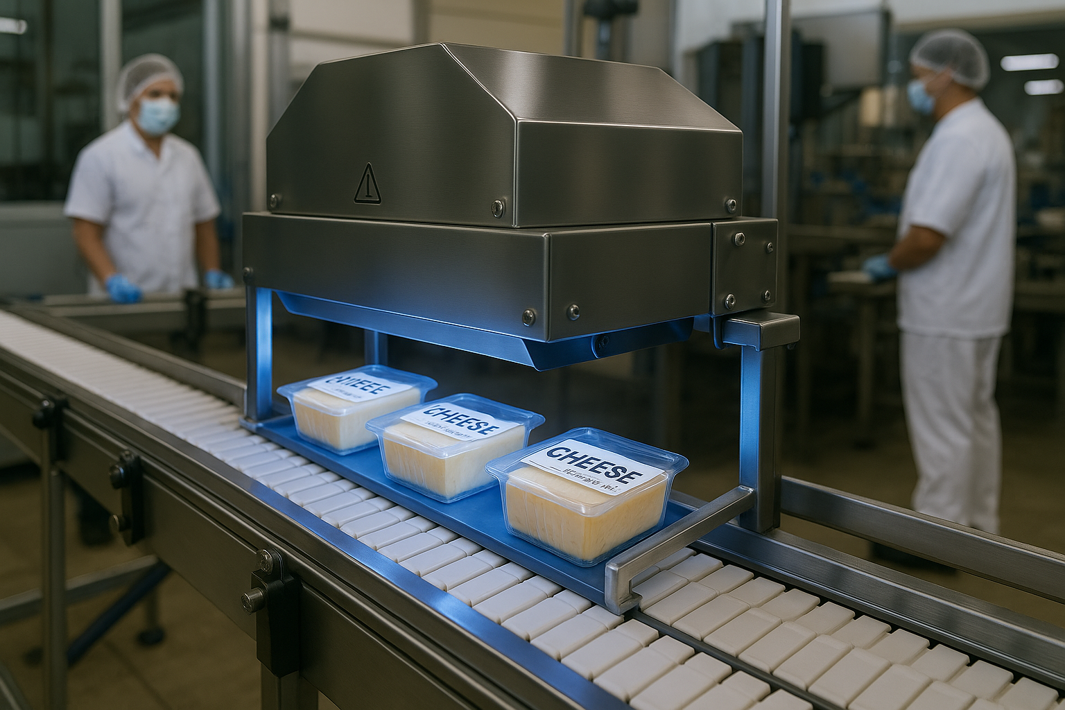 Desinfeksi UV-C pada produk selama proses pengemasan