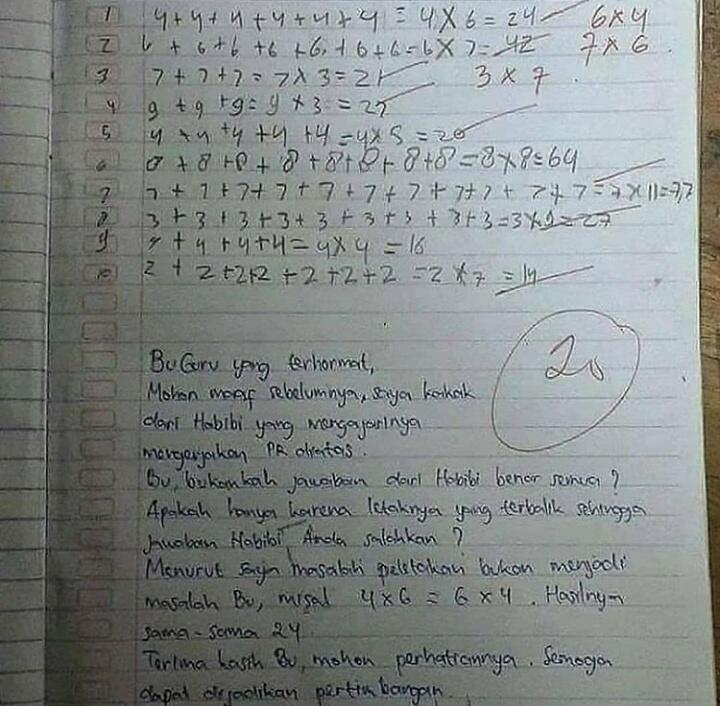 Jangan Sampai Keliru! Beginilah Konsep Perkalian Komutatif 