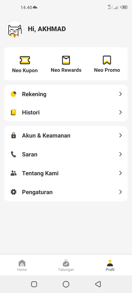 NEO+ Aplikasi Cuan Recommended