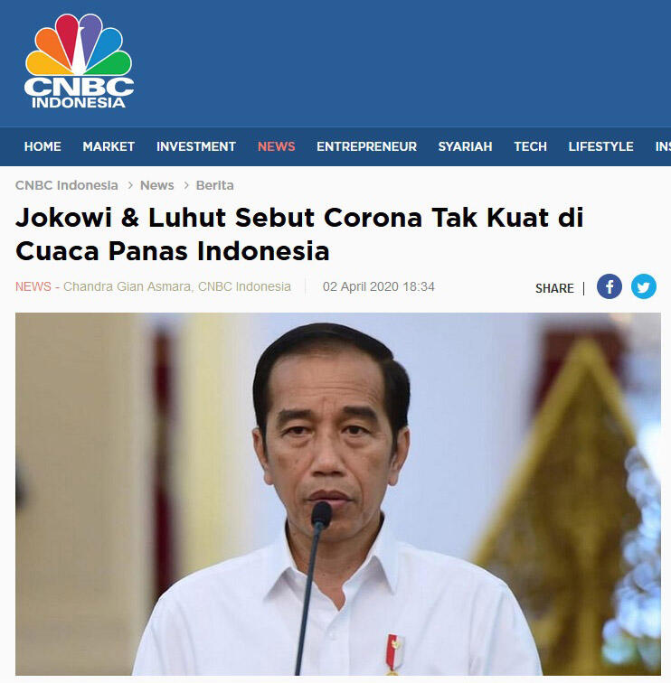 Pemerintah Indonesia dalam COVID-19
