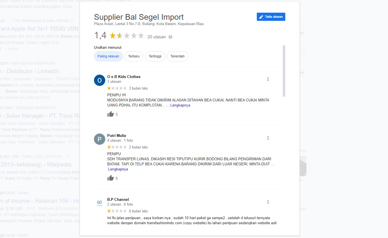 Website PENIPU