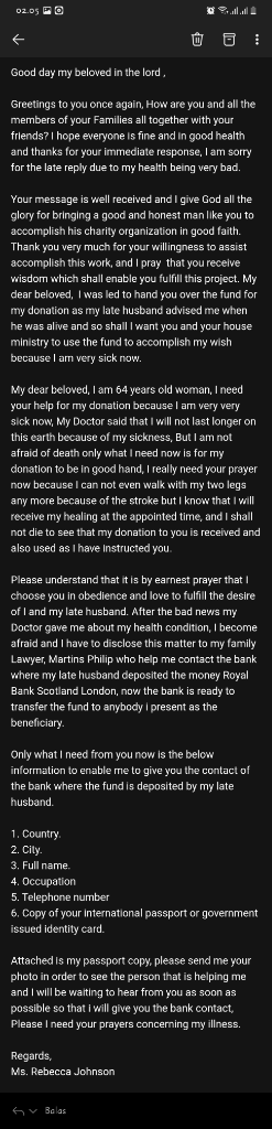 [ask] Email Sumbangan Dari Luar Negri