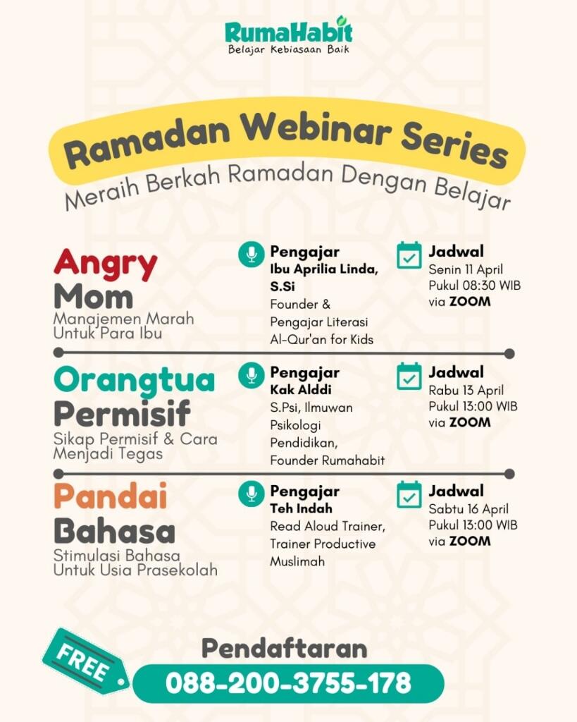 Seminar Online Gratis Spesial Ramadhan Series