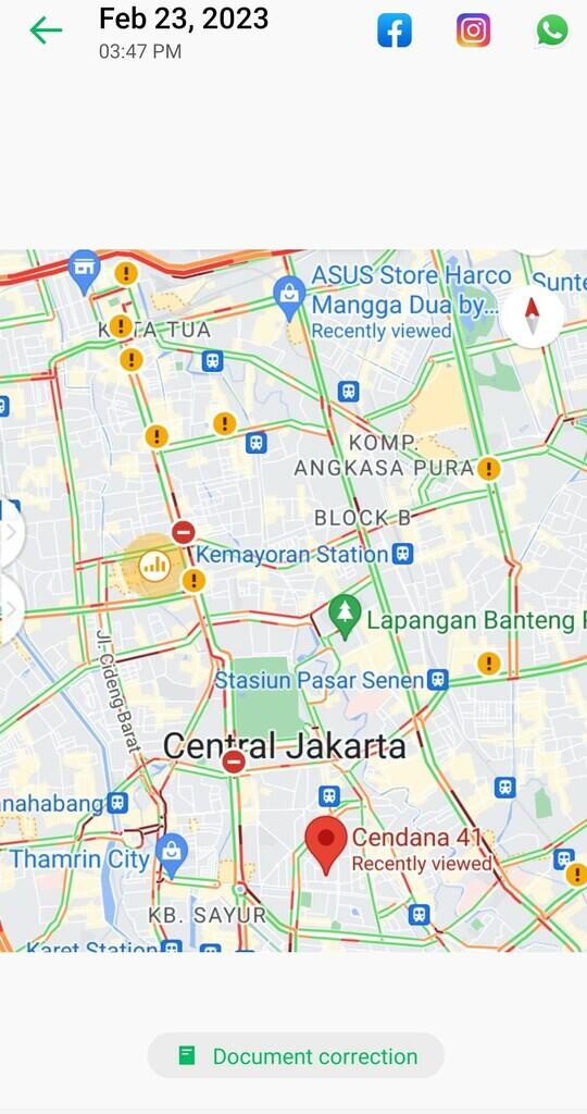Antara Stasiun Sentral Manggarai & Halte Harmoni Central Busway 