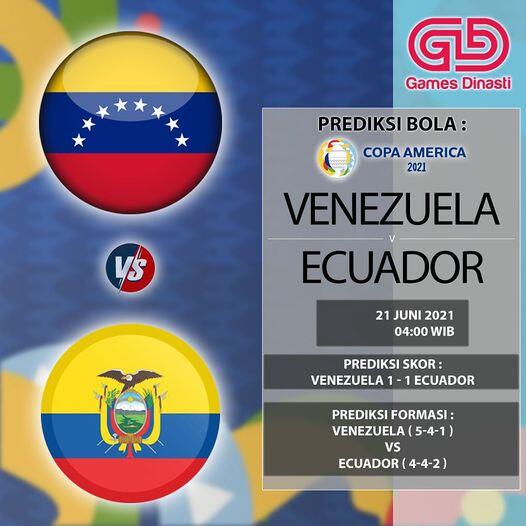 Prediksi Copa America: Venezuela vs Ecuador.
