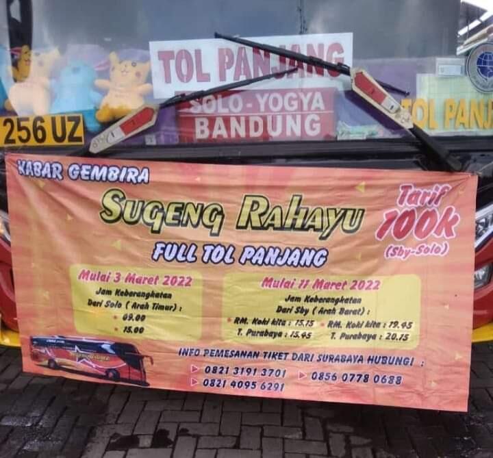 [Info Bus] Sugeng Rahayu & Eka Buka Rute Surabaya - Solo Full Tol