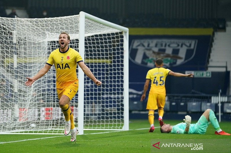 Gol larut Harry Kane menangkan Tottenham di markas West Brom