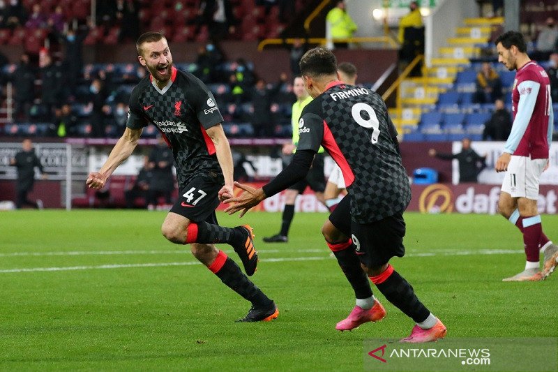 Liverpool terobos empat akbar seusai pukul Burnley 3-0
