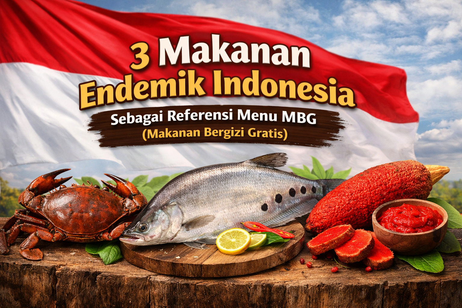 3 Makanan Endemik Indonesia Sebagai Referensi Menu MBG
