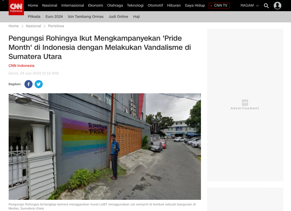 TERNYATA ROHINGYA DIAM-DIAM JUGA MERUPAKAN KAUM PELANGI YANG BEGITU FRONTAL..