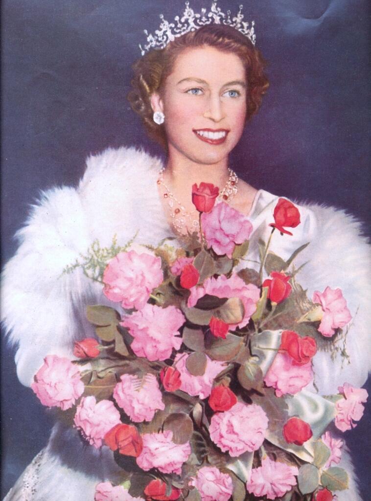 Potret Ratu Elizabeth II