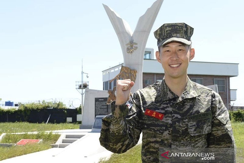 Son Heung Min nikmati tantangan di wajib militer