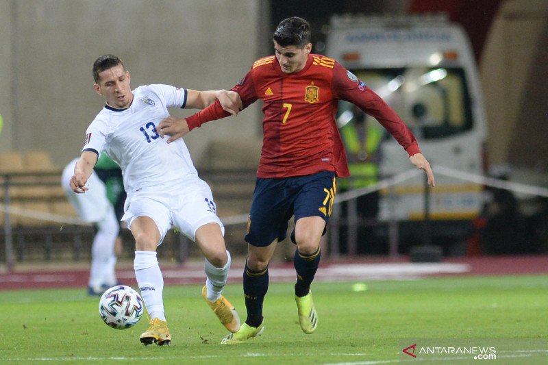 Spanyol puncaki Grup B setelah tekuk Kosovo 3-1