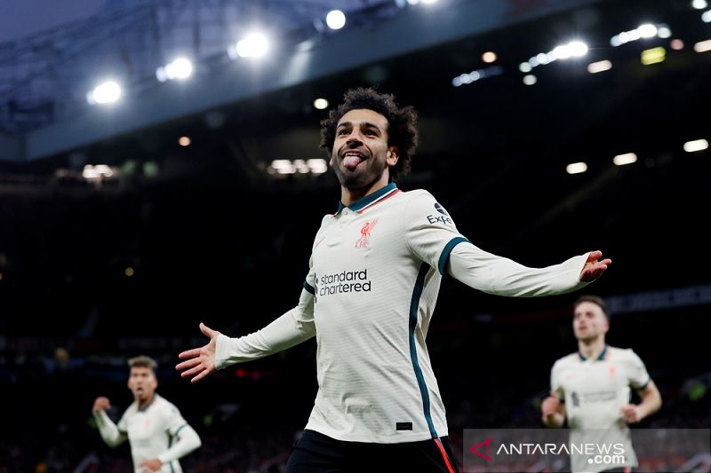 Mohamed Salah trigol, Liverpool gulung Manchester United 5-0