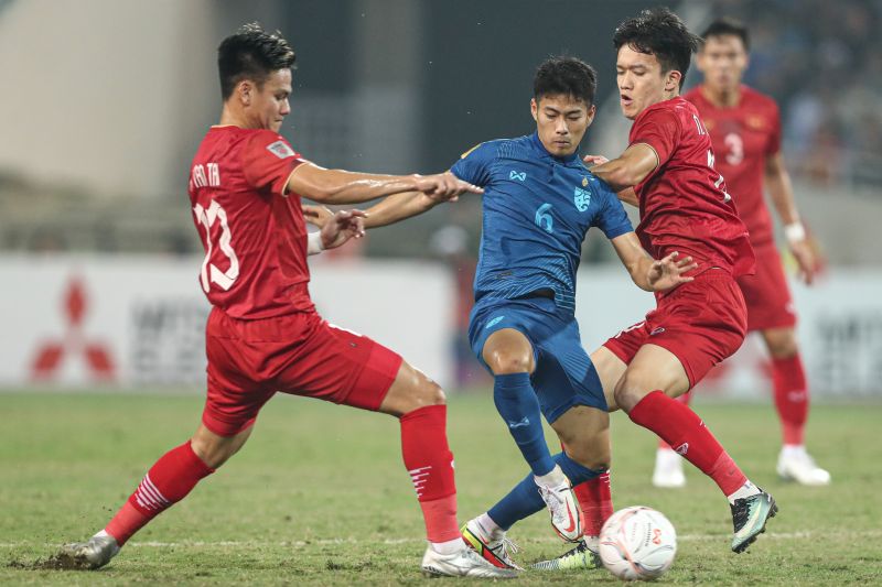 Thailand imbangi Vietnam 2-2 pada leg perdana final Piala AFF 2022
