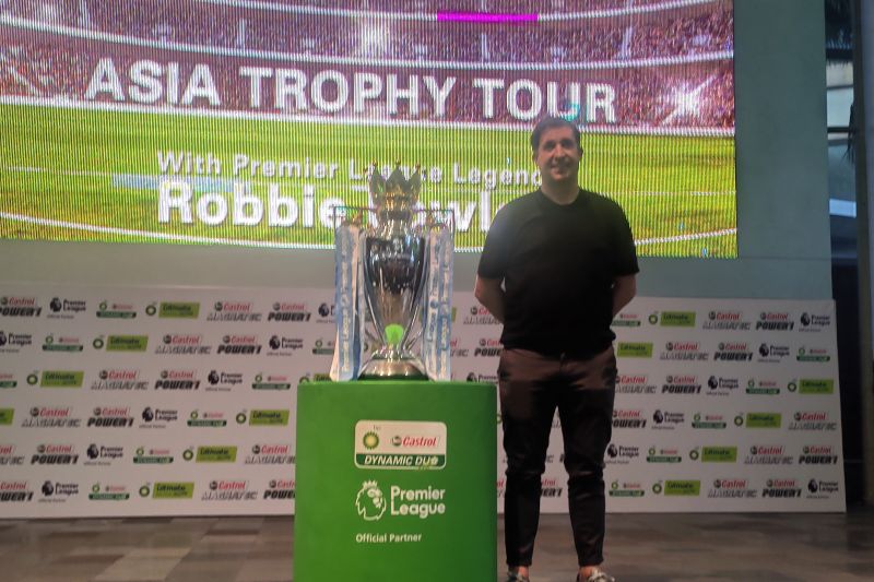 Robbie Fowler sapa fans sepak bola Inggris di Jakarta