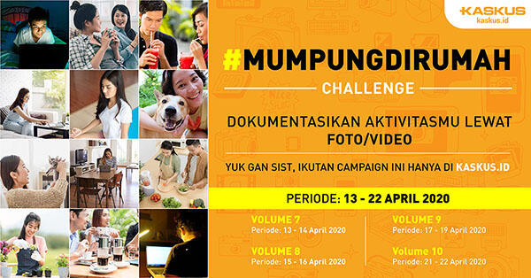 Butuh yg Seger-seger ? Langsung Aja ke #Mumpungdirumah Challenge Vol.10 