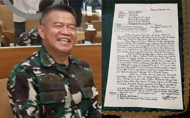 Surat Sang Jenderal TNI, Untuk Babinsa Yang Dipanggil Polisi Akibat Tanah Ciputra 